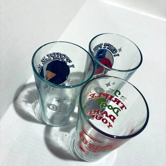 A CHRISTMAS STORY Movie Three 16oz Pint Drink Glasses. I Triple Dog Dare You! - Picture 6 of 11